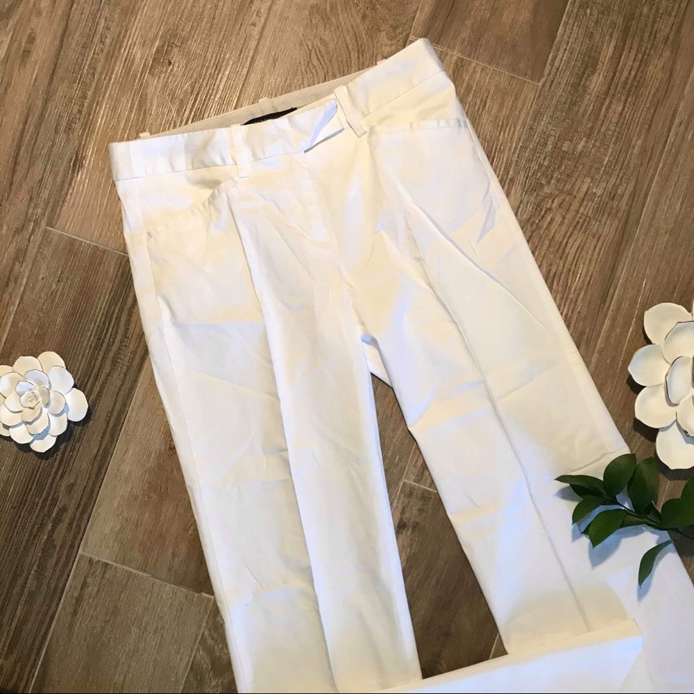 BCBGMAXAZRIA WOMENS WHITE PANTS SIZE 2, IMPORTED. - Picture 3 of 7
